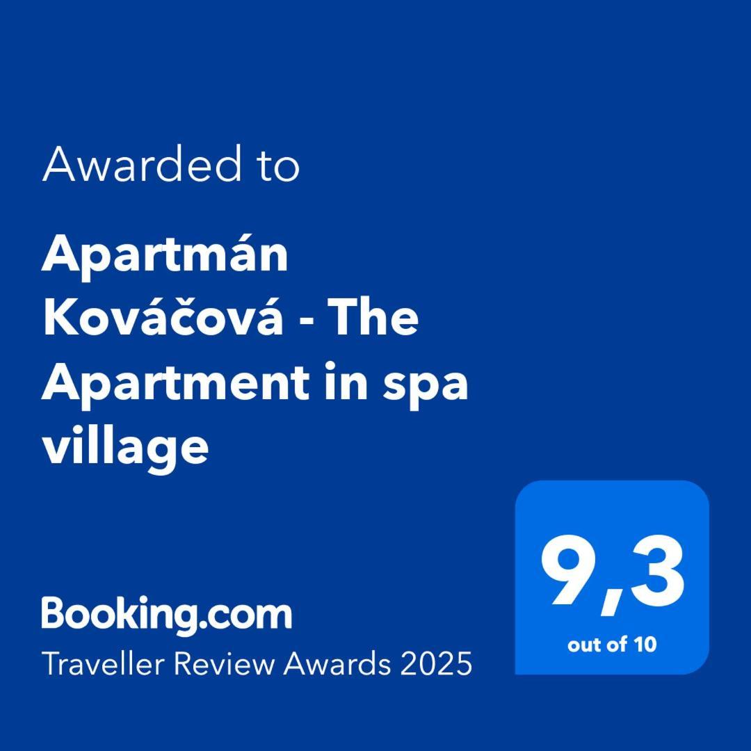 Apartman Kovacova - The Apartment In Spa Village ภายนอก รูปภาพ